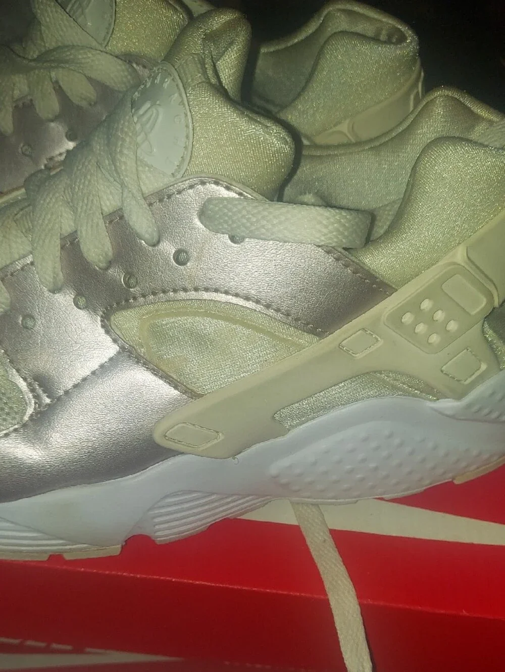 Nike Huarache Run (GS) Phantom Silver Sneakers